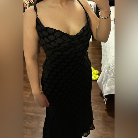 Meshki Mikela velvety monogram black dress - Picture 5 of 10